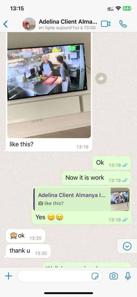 Yeah IPTV WhatsApp support screenshot 4